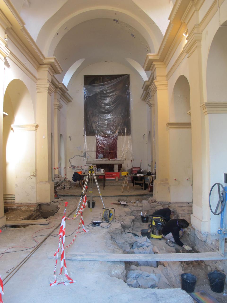 Une église dès l'Antiquité