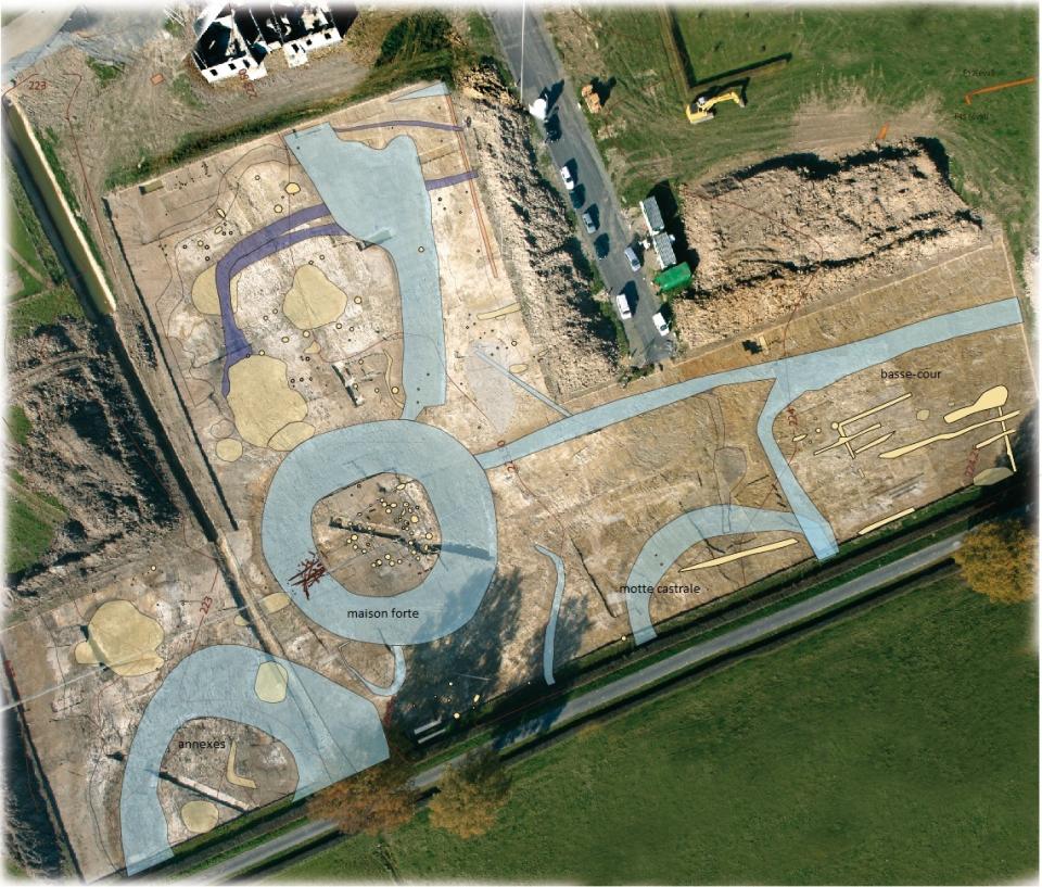 6-7-4 Vue aérienne du site du Tronçay à Chevagnes 