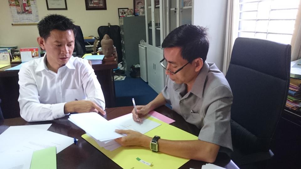 Signature convention France-Cambodge, 31 décembre 2016