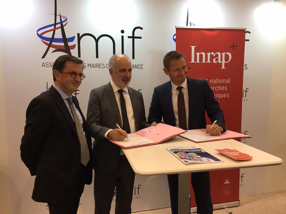 L'AMIF et l’Inrap signent une convention de partenariat (1)