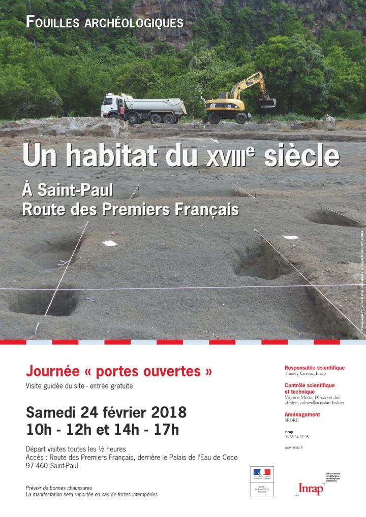 Affiche JPO Saint Paul routes des premiers français