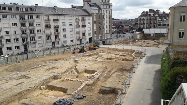 Chantier de fouille de l'H&ocirc;tel-Dieu (c) Olivier Laurent