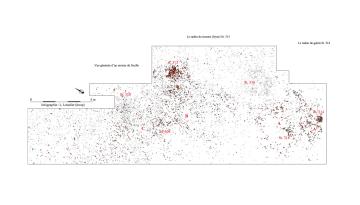 Vue générale du secteur de fouille correspondant à des vestiges d’époque campaniforme.