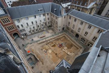 Vue d'ensemble de la fouille