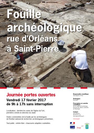 Affiche JPO Saint-Pierre, Martinique 2017