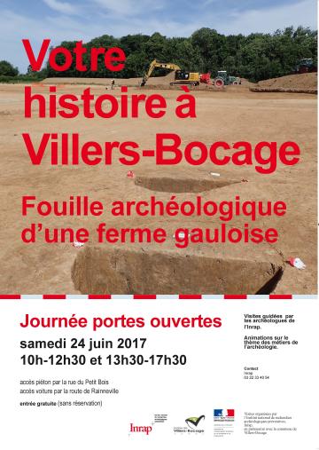Affiche JPO Villers-Bocage, 2017