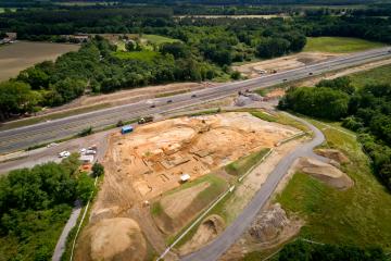 Vue aérienne du site de Saint-Geours-de-Maremne Bellocq