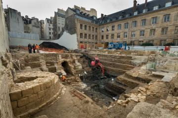 Fouille mécanique du fossé 