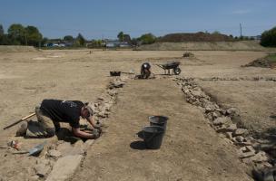 Vire - Fouille en cours