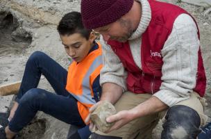11 - Coll&egrave;ge Victor Hugo &agrave; Narbonne - fouille du Capitole, 2017