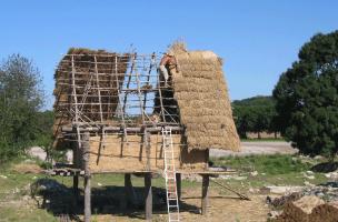 6-7-4 Reconstitution d'un grenier carolingien