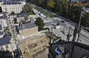 58 - Le Mans, Jardins de la cath&eacute;drale
