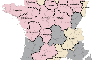  carte des sites documentés par une fiche (nov. 2011) 