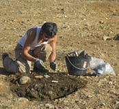 Claira, visite de la fouille archéologique
