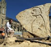 Journée "portes ouvertes" sur la fouille des Carmes à Nîmes