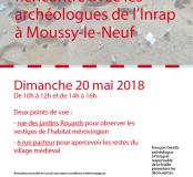 Rencontre avec les archéologues de l'Inrap à Moussy-le-Neuf