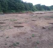 Série de greniers surélevés d'époque gauloise, construits sur 4 ou 6 poteaux.