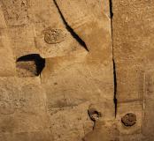 Vue aérienne partielle des sépultures de l'âge du Bronze final. Cureboussot, Redessan (Gard), 2014. © Drone Concept, Inrap