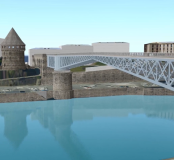 modélisation du pont tournant de Brest 