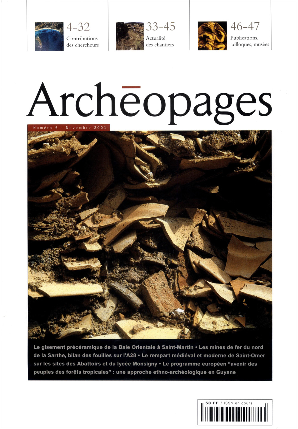 Couverture Archéopages 05
