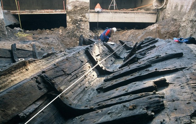 Des barques gallo-romaines à Lyon