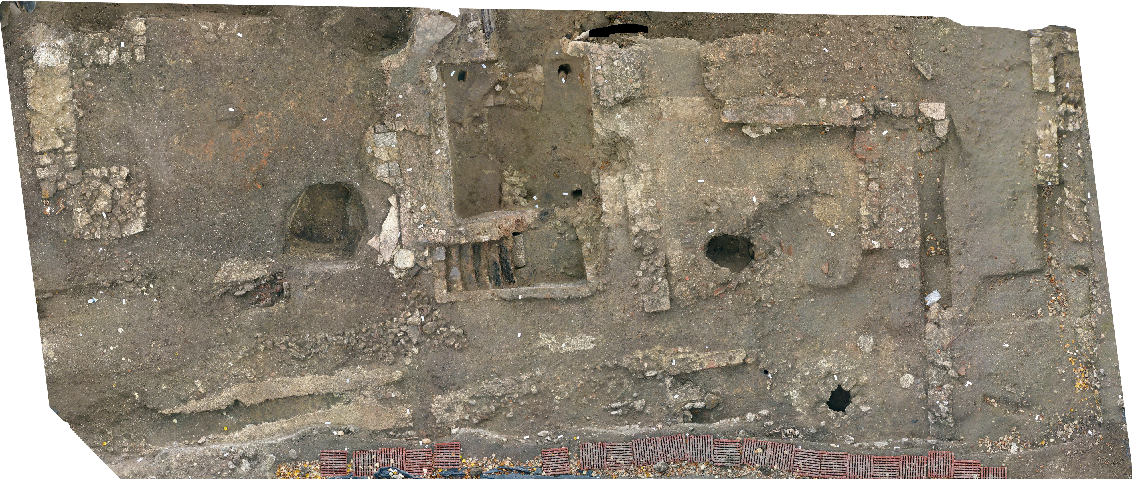 Fig.09. Vue en plan d&rsquo;une large zone d&rsquo;habitat &agrave; Meaux.