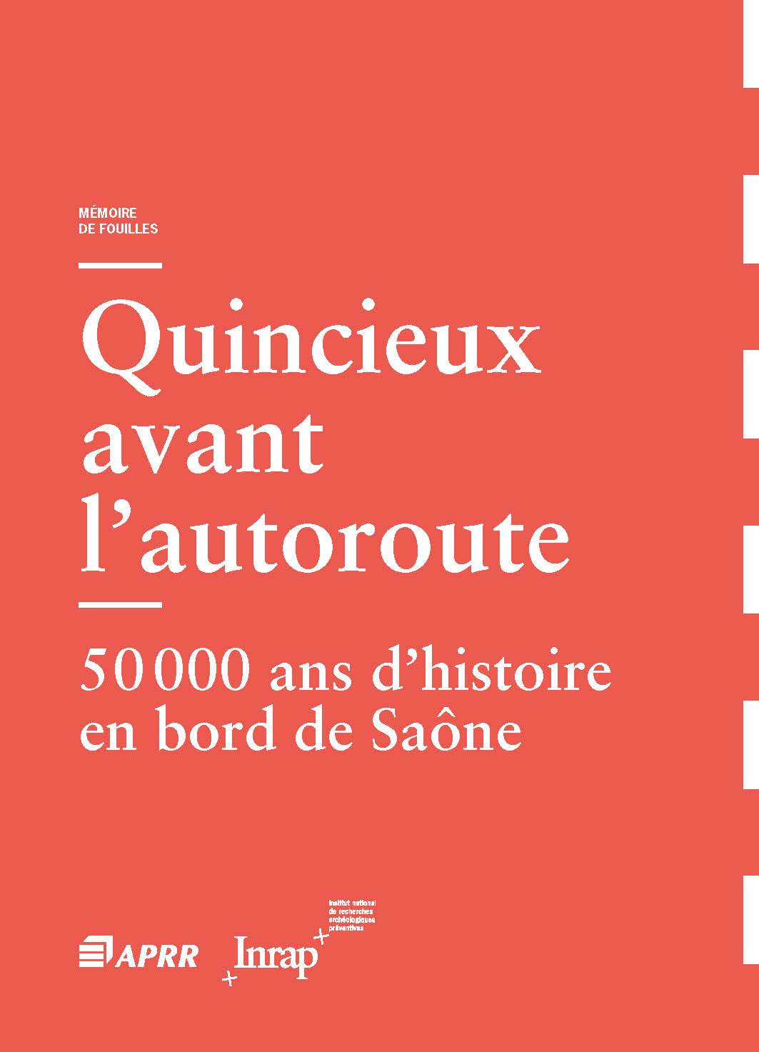 Mémoire de fouilles : Quincieux (couverture)